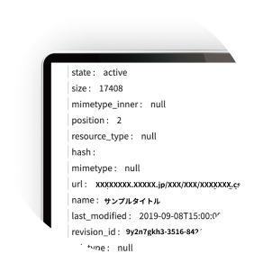不備のあるメタデータ